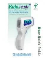 Pacific Medical RapiTemp User Quick Manual предпросмотр