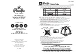 Preview for 1 page of PACIFIC PLAY TENTS 20423 Instructions