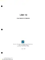 Предварительный просмотр 4 страницы Pacific Recorders & Engineering Corporation LSM-10 Technical Manual