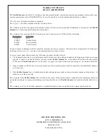 Preview for 4 page of Pacific Steamex AIR BLOWER Operating And Maintenance Instructions