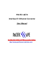 Pacific Wave PW-FE1-4ETH User Manual предпросмотр