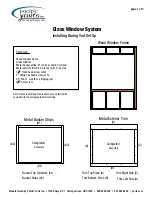 Preview for 1 page of Pacific Yurts Glass Window System Installing