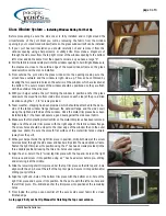 Preview for 3 page of Pacific Yurts Glass Window System Installing