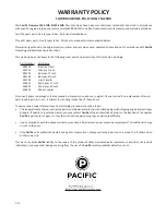 Предварительный просмотр 16 страницы Pacific 535401 Parts & Operating Manual