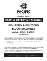 Pacific 535421 Parts & Operating Manual preview