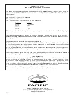 Предварительный просмотр 16 страницы Pacific FURY 20BB Operating & Maintenance Instructions