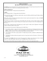 Предварительный просмотр 8 страницы Pacific MINISWEEP Operating & Maintenance Instructions