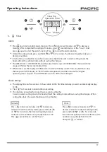 Preview for 19 page of Pacific PQ6830AB Operating Instruction