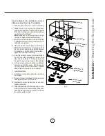 Предварительный просмотр 11 страницы Pacific PR-2011 Use, Care And Installation Manual