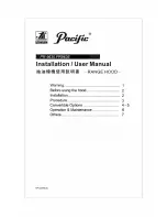 Pacific PR-9630 Installation & User Manual preview