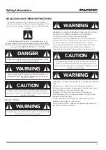 Предварительный просмотр 3 страницы Pacific TruSteam SC9830AS Operating	 Instruction