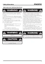 Предварительный просмотр 4 страницы Pacific TruSteam SC9830AS Operating	 Instruction