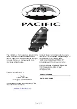 Pacific Z210 Manual preview