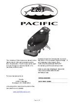 Pacific Z26T Instruction Manual предпросмотр