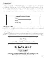 Preview for 3 page of Pack Mule PC NXG Series Manual