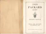 Предварительный просмотр 2 страницы Packard Bell 1939 Eight Owner'S Manual