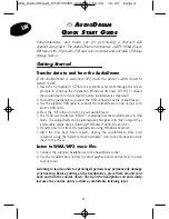 Preview for 4 page of Packard Bell AudioDream Quick Start Manual