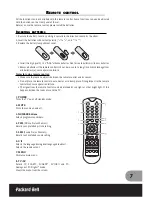 Preview for 7 page of Packard Bell DIGITAL TV  170 / 230 / 300 SW Owner'S Manual