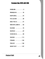 Предварительный просмотр 1 страницы Packard Bell DVX 460 User Manual