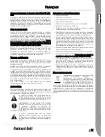 Предварительный просмотр 15 страницы Packard Bell DVX 460 User Manual