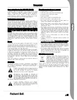 Предварительный просмотр 39 страницы Packard Bell DVX 460 User Manual