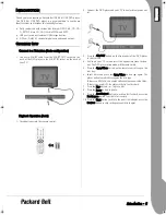 Предварительный просмотр 5 страницы Packard Bell DVX 461 Manual