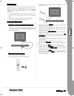 Предварительный просмотр 37 страницы Packard Bell DVX 461 Manual