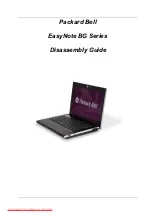 Packard Bell EasyNote BG46 Disassembly Manual preview