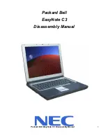 Предварительный просмотр 1 страницы Packard Bell EasyNote C3 Disassembly Manual