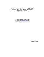 Packard Bell EasyNote LJ75 Service Manual preview