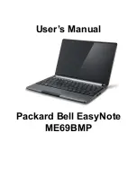 Preview for 1 page of Packard Bell EasyNote ME69BMP User Manual