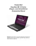 Preview for 1 page of Packard Bell EasyNote SW Series Disassembly Manual