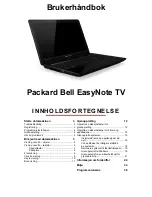 Preview for 269 page of Packard Bell EasyNote TV Manual