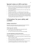 Preview for 3 page of Packard Bell LCD Monitor User Manual