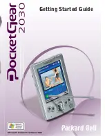 Packard Bell Pocket Gear 2030 Getting Started Manual preview