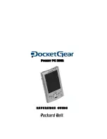 Packard Bell PocketGear 2002 Reference Manual preview