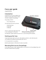 Preview for 1 page of PackAware Yepzon Coco User Manual