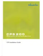 PacketFront CPS 200 Installation Manual preview