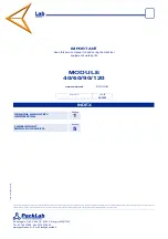 Предварительный просмотр 1 страницы PackLab MODULE 40 User Manual