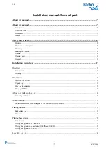 Preview for 2 page of Packo A/DX Series Installation Manual