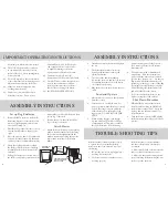 Preview for 4 page of PackTite 2 Assembly And Operating Instructions