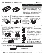 PacLights FALC Series Installation Manual предпросмотр