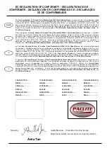 Preview for 3 page of PACLITE Equipment IMPACT430DE Operator'S Manual