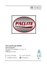 Preview for 20 page of PACLITE Equipment IMPACT430DE Operator'S Manual