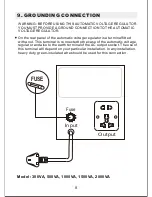 Предварительный просмотр 9 страницы paco SWR-1000VA Instruction Manual