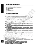 Предварительный просмотр 4 страницы PACOM PC808 User Manual