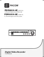 Preview for 1 page of PACOM PDR960H-4E User Manual