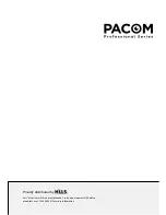 Предварительный просмотр 12 страницы PACOM VFE550 Quick Reference Manual