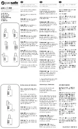 Предварительный просмотр 2 страницы PacSafe prosafe 900 Instructions