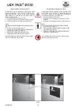 Предварительный просмотр 34 страницы PACTUR LADY PACK INFRARED 550 Use And Maintenance Manual